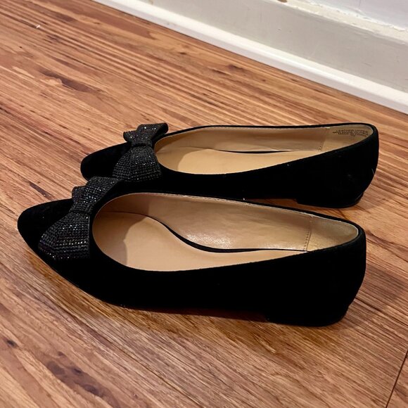 TALBOTS Black EDISON BOW Womens Shoe Size 7M - Picture 3 of 8